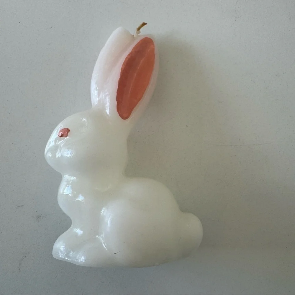 Pier 1 Pastel Lavender Purple Easter Bunny Candles Set of 2